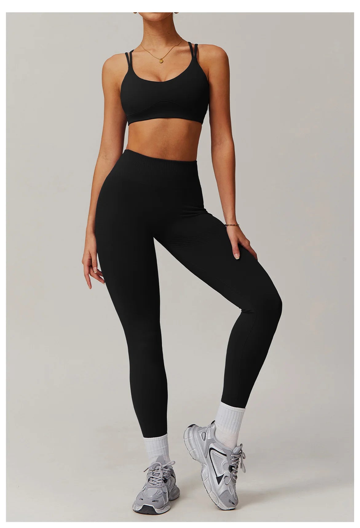 Conjunto deportivo de 2 piezas para mujer, chándal para correr, entrenamiento, con cremallera, pantalones cortos de manga larga, ropa de yoga, ropa deportiva