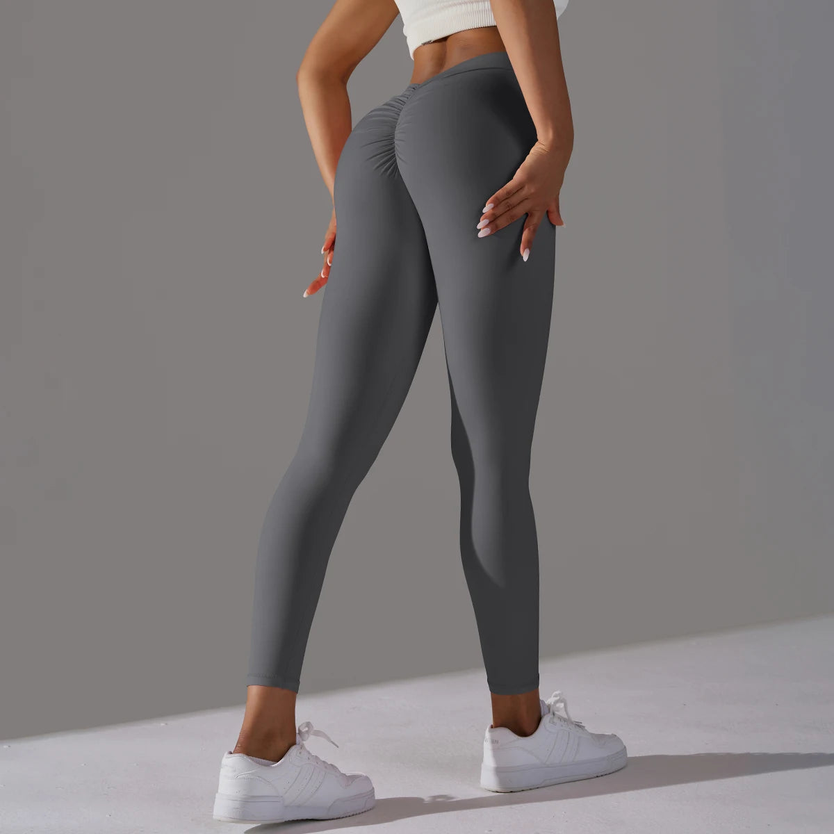 Women Seamless Solid Leggings Knitted High Waist Sports Leggings Fashion Hip Lifting Running Yoga Sport Gym Tights Pantalones