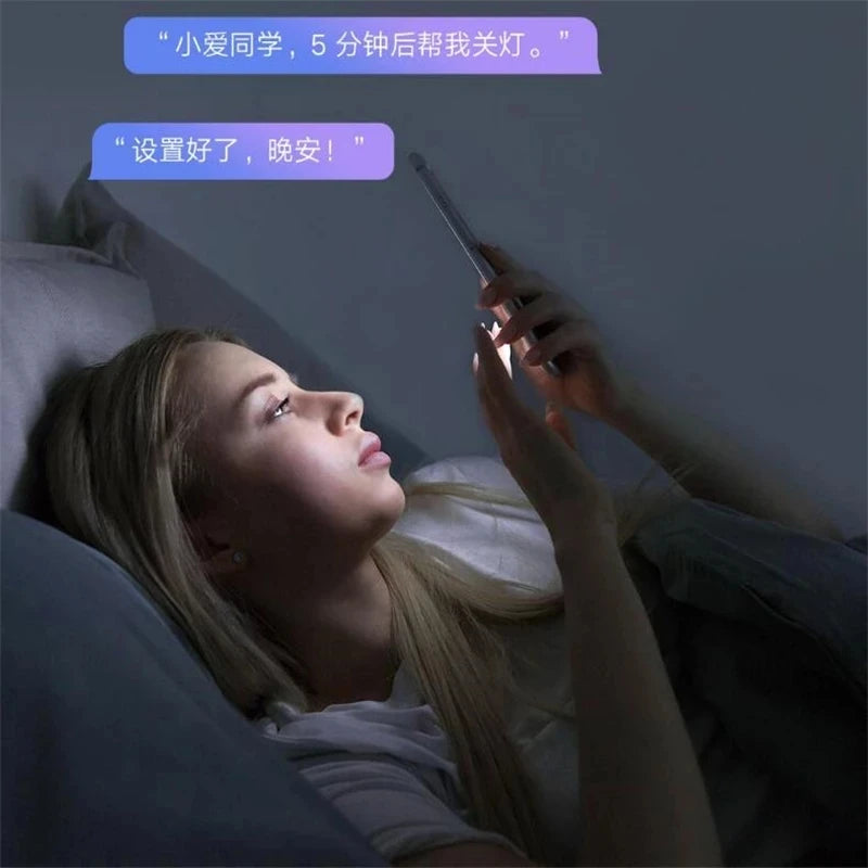 Bombilla LED inteligente Xiaomi Mijia E27, versión china, 5 W, 2700-6500 K, doble color, Bluetooth, cuadrícula, luz blanca, aplicación Mihome.