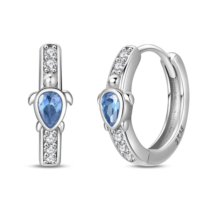 Pendientes de plata de ley 925 con diseño de mariposa, abeja, mariquita y flor de arcoíris para mujer, joyería de moda para fiestas de cumpleaños, regalos