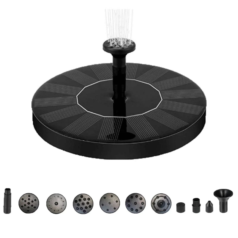 1 bomba de fuente solar para piscina al aire libre, esencial en verano, ideal para estanques, piscinas y jardines.
