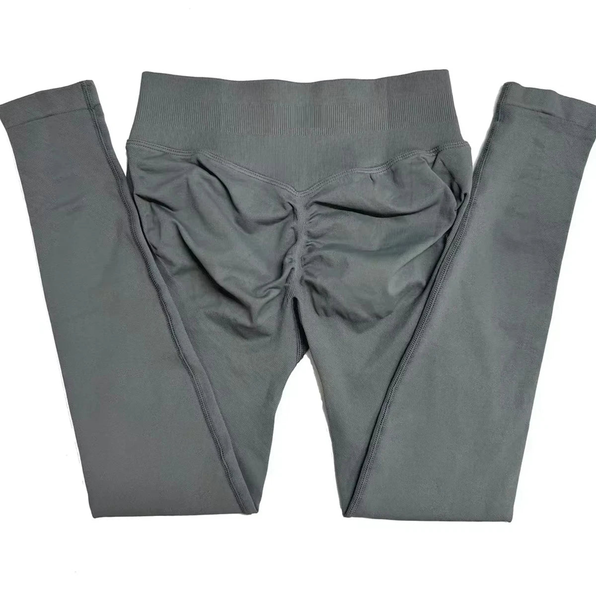 Leggings deportivas sin logo para mujer, efecto push-up, cintura baja, sin costuras, para gimnasio, yoga y entrenamiento.