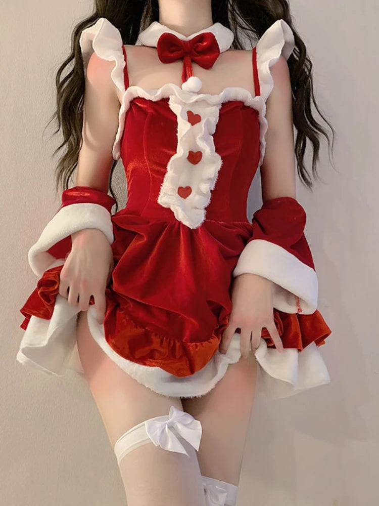 Sexy Women's Police Uniform Lolita Lingerie Set Nightclub Costume for Rave Theme Party Role play White shirts Skirt Latex Outfit