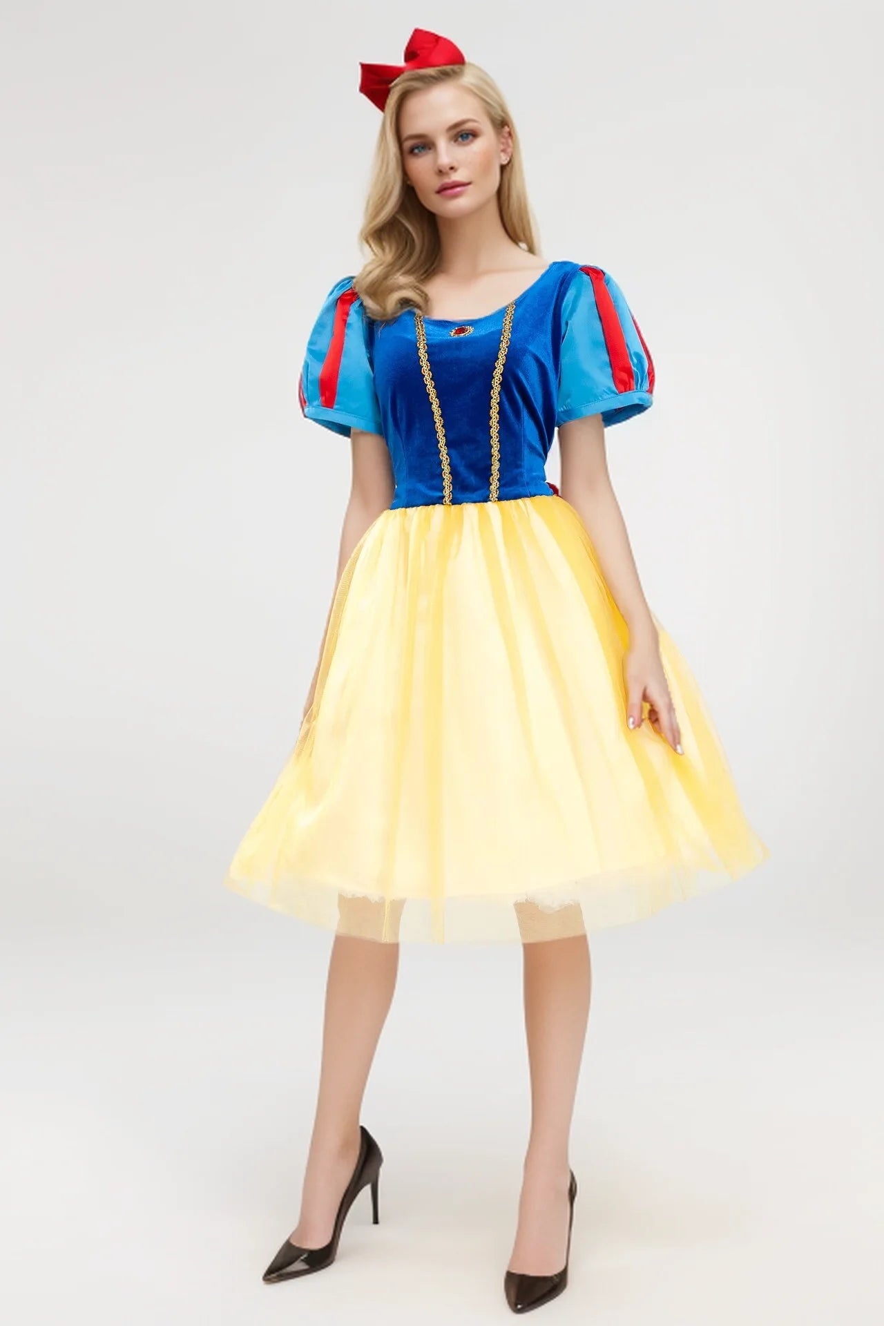 Halloween adult Snow White dress stage show cosplay Disney Anna Elsa costume adult
