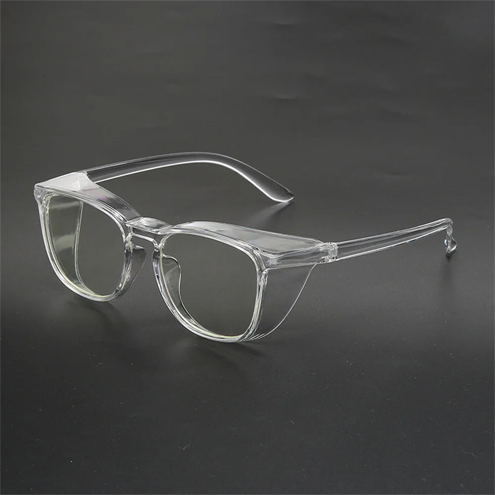 Gafas anti-luz azul para hombres y mujeres, transparentes, a prueba de arena, antichoque, para ciclismo, seguras, con bloqueo de luz azul, protección para los ojos.