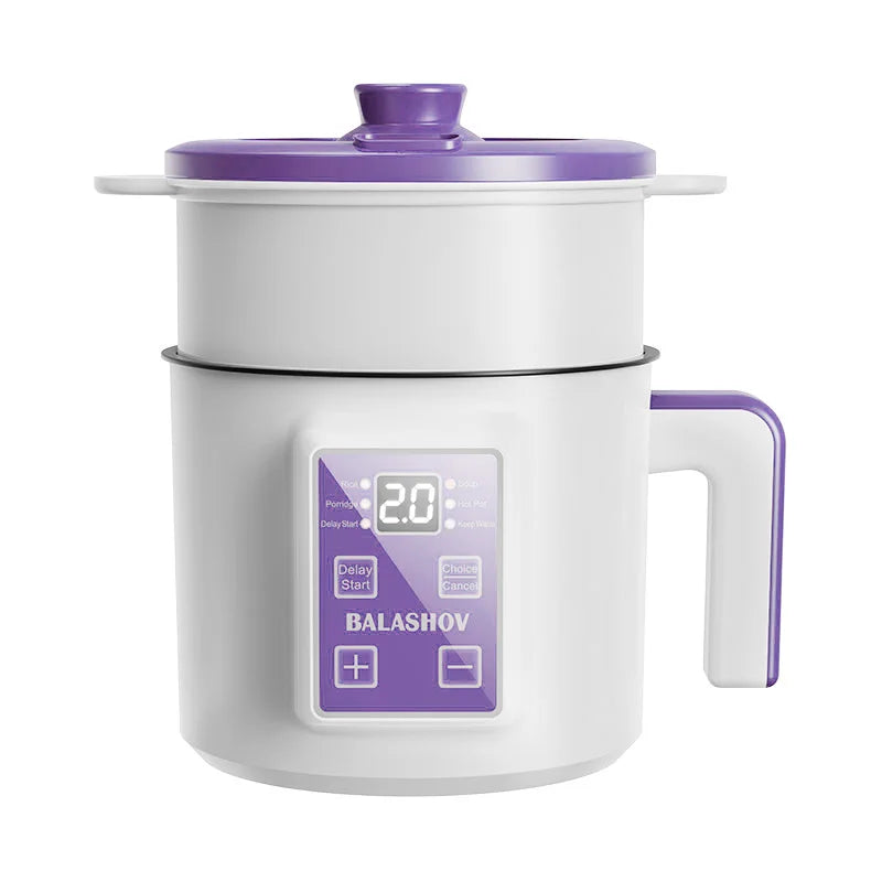 Olla arrocera eléctrica de 1,7 l, de una sola capa y doble capa, 220 V, antiadherente, inteligente, mecánica, para cocinar arroz al vapor en casa.