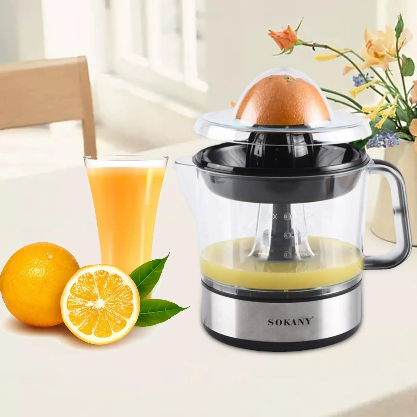 Exprimidor eléctrico de cítricos, exprimidor de naranjas, máquina masticadora de frutas, exprimidor eléctrico de frutas, limas y limones.