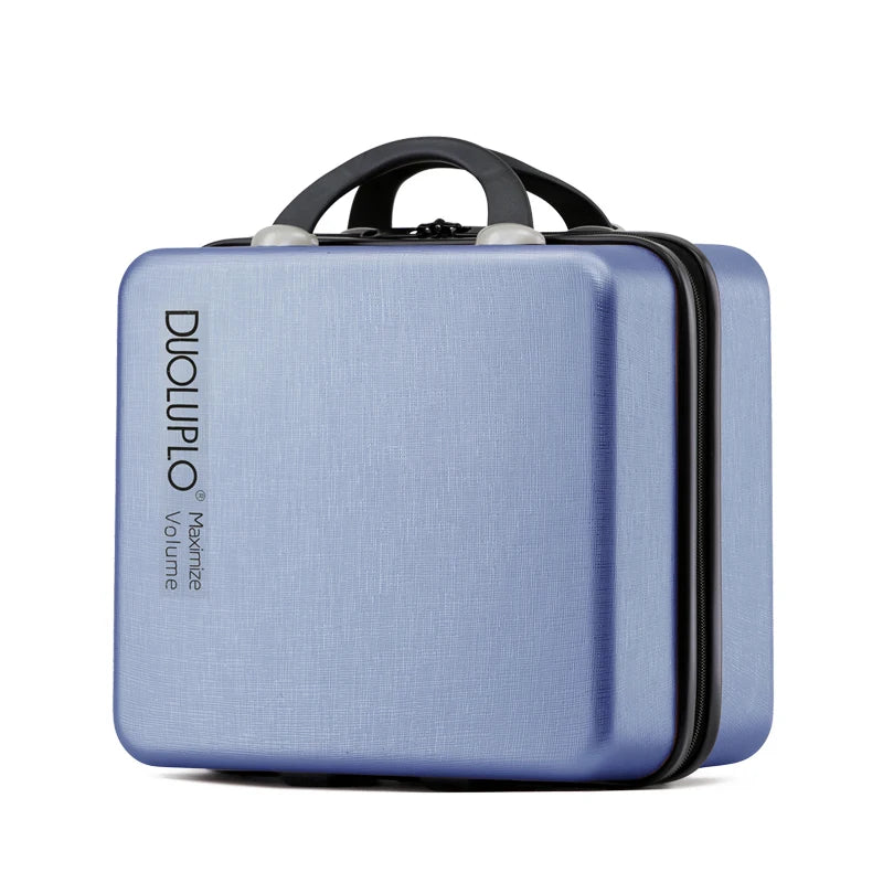 Maletas de viaje de cabina de 12/14/16 pulgadas, tamaño pequeño, estuches de maquillaje para mujer, maletín para hombre con cerradura TSA, equipaje de mano para caja de viaje