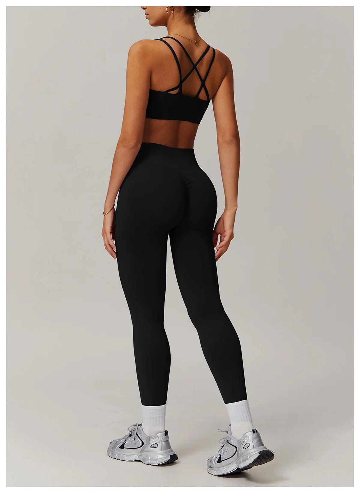 Conjunto deportivo de 2 piezas para mujer, chándal para correr, entrenamiento, con cremallera, pantalones cortos de manga larga, ropa de yoga, ropa deportiva
