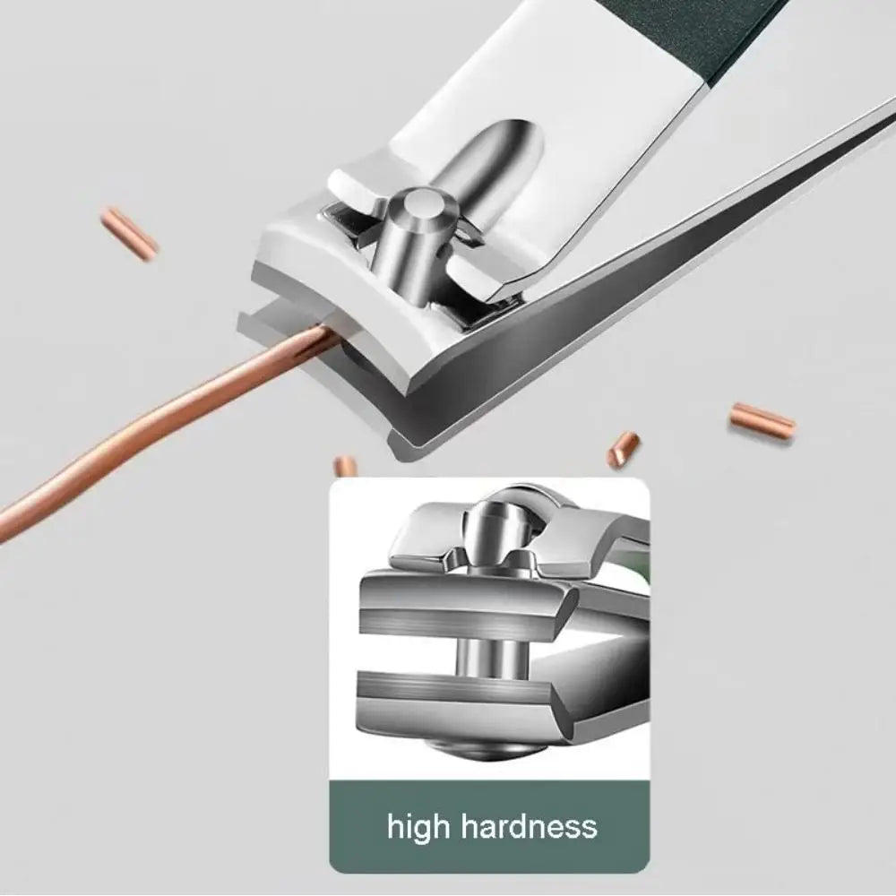 Cortaúñas para hombres y mujeres, cuchillas afiladas de doble filo para uñas de manos y pies, kit de cuidado fácil en casa.