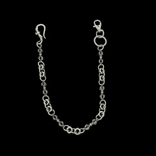 Cadenas para pantalones de hombre, cadena para pantalones, cinturón de mezclilla, cadena para billetera de motociclista, dije de águila para hombres, accesorios de hip hop, punk, gótico pesado