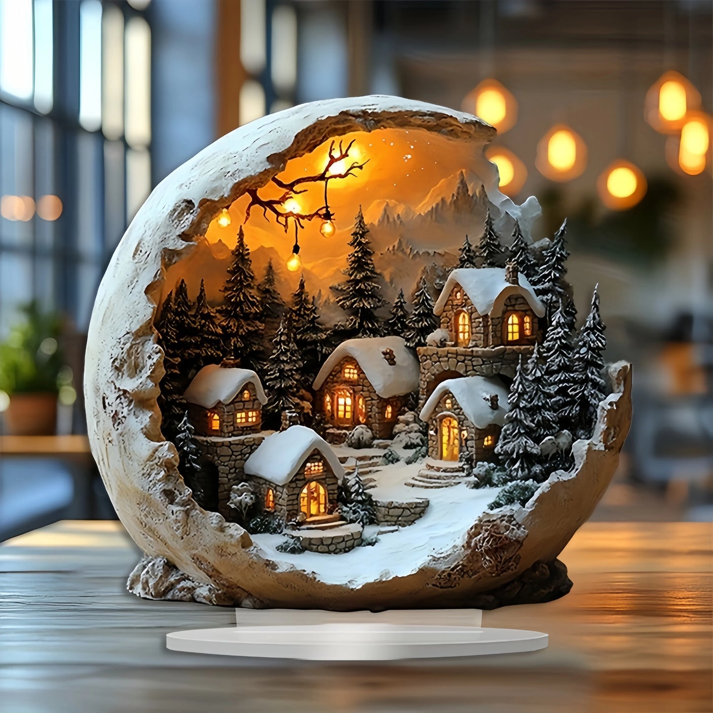 1 pieza de decoración navideña, estilo bohemio, decoración de escritorio multifuncional para dormitorio, idea de regalo única.