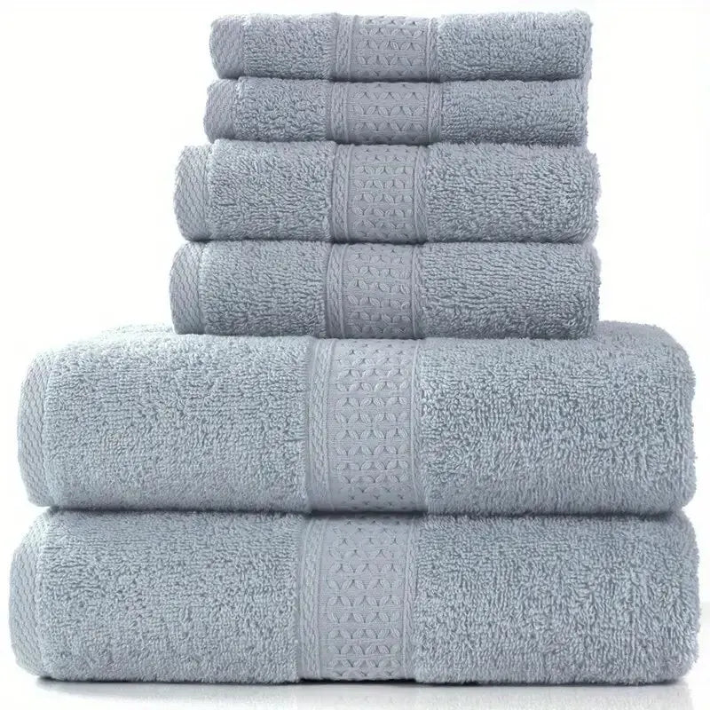 Toalla de baño, toallita de algodón, color sólido, suave, absorbente, multiusos para baño de hotel.