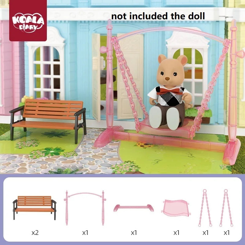 Minisupermercado, juegos de compras, casa de muñecas, muebles, accesorios, juguetes educativos intelectuales para niños, juguetes de interacción familiar.