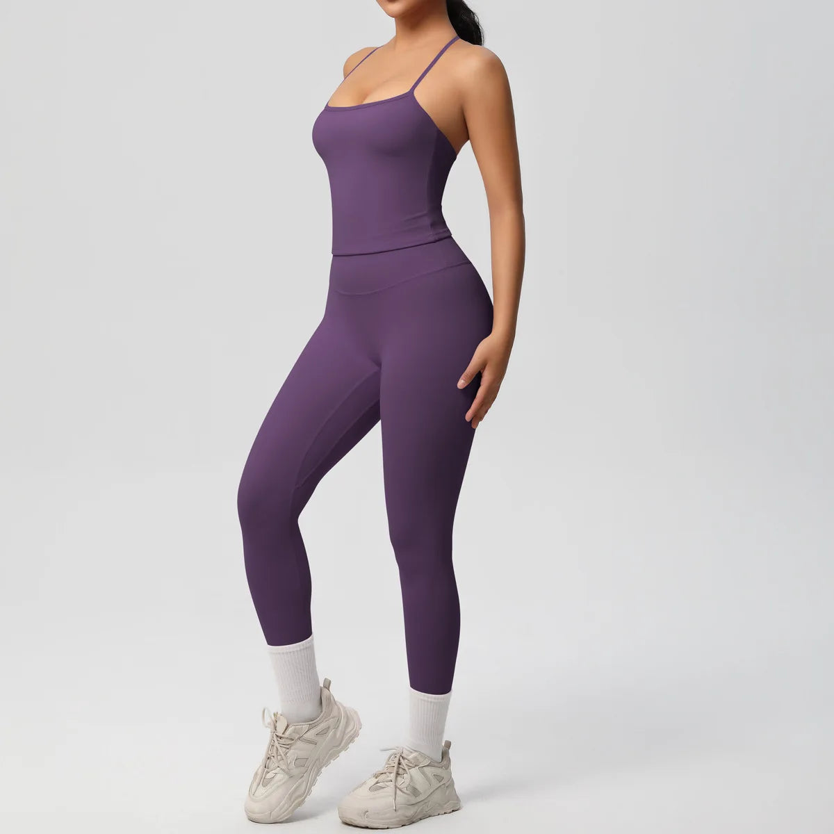 Conjunto de Ropa de Yoga para Mujer, Traje Deportivo, Ropa de Entrenamiento, Chaleco Deportivo sin Mangas, Conjunto de Gimnasio, Mono de Entrenamiento, Ropa Interior Deportiva, Ropa Deportiva
