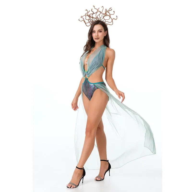Halloween women sexy medieval ancient egypt pharaoh cleopatra costume masquerade greek mythology goddess role play dress 2025