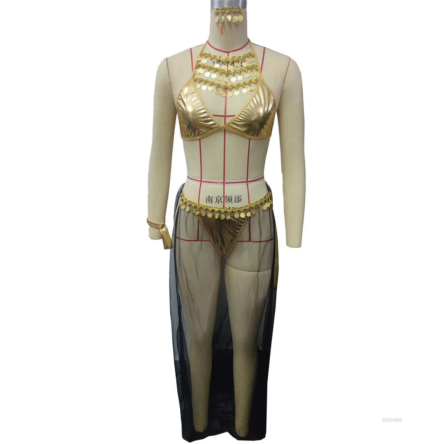 Halloween Sexy Cleopatra Princess Queen Cosplay Costume Nightclub Club Stage Pole Dance Belly Dance Long Skirt Dress 2025