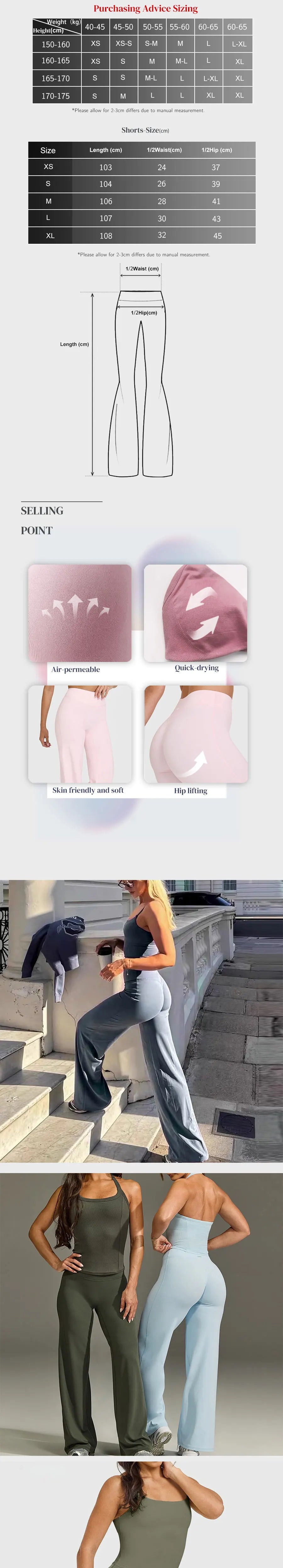 Active Wide Legging High Waist Sporty leggings woman Sports Long Pants Seamless Scrunch Hip-lifting Wide-leg pants