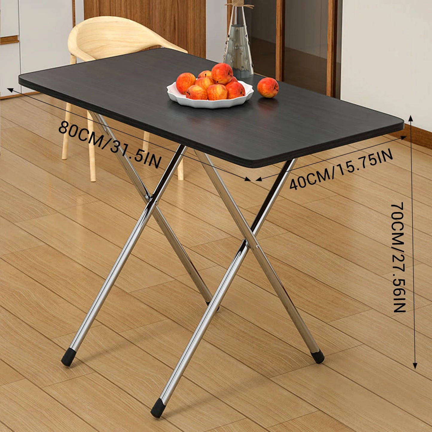 Mesa de jardín portátil, plegable, de madera, para el té de la tarde, ultraligera, para Navidad, camping, barbacoa, picnic.