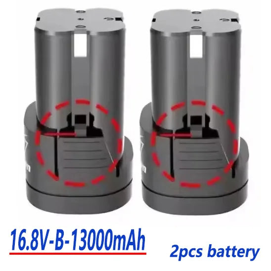 100%New16.8V.13000mAh.herramientas.electricas de.bateria,taladro recargable.para.destornillador.inalambrico.taladro electrico.