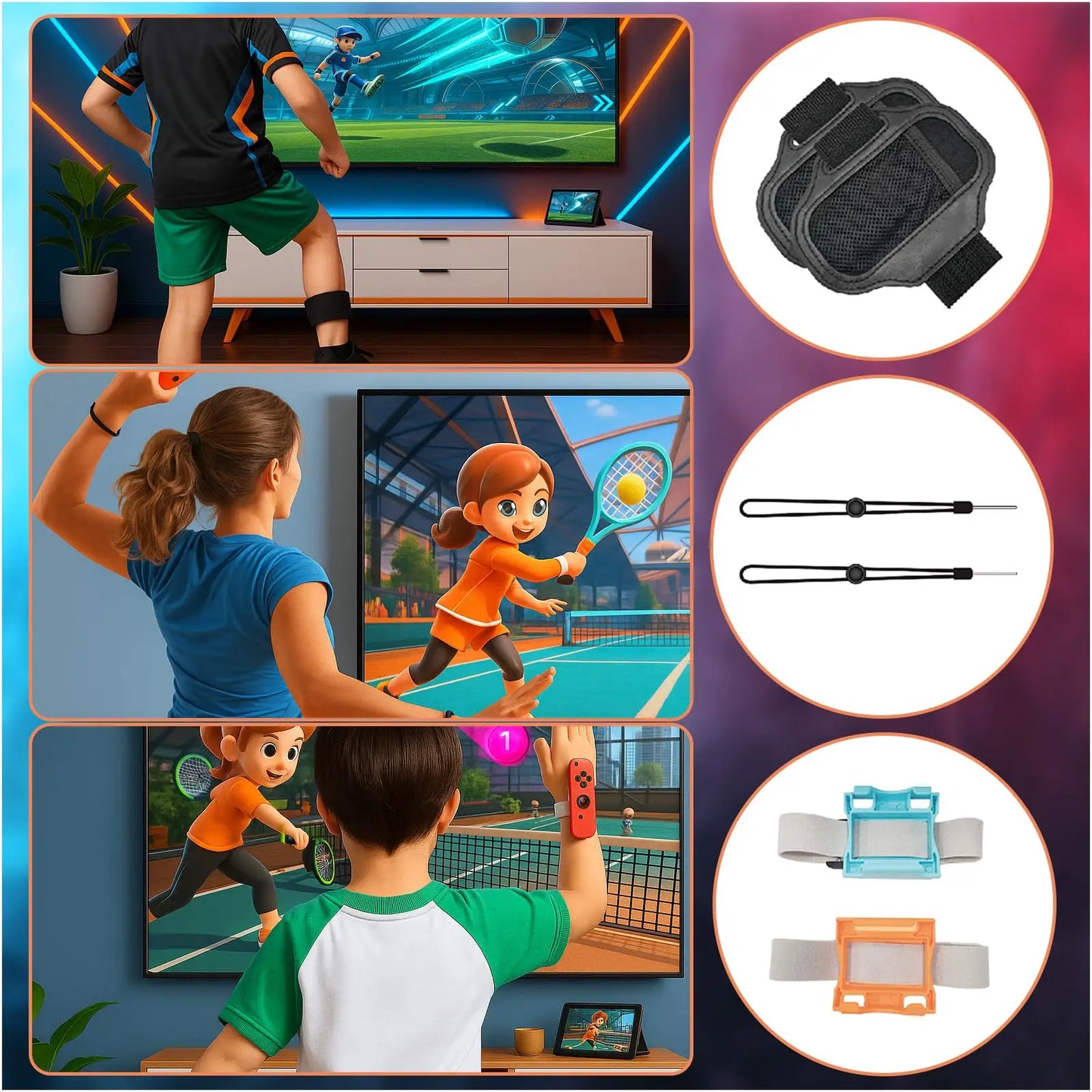 Paquete de accesorios deportivos para Switch