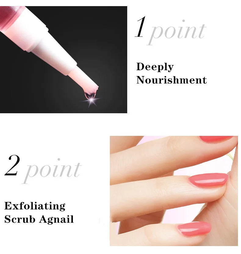 Aceite nutritivo para uñas, lápiz para tratamiento de uñas, aceite revitalizador de cutículas, previene el envejecimiento de las uñas, esmalte de uñas, nutre la piel.