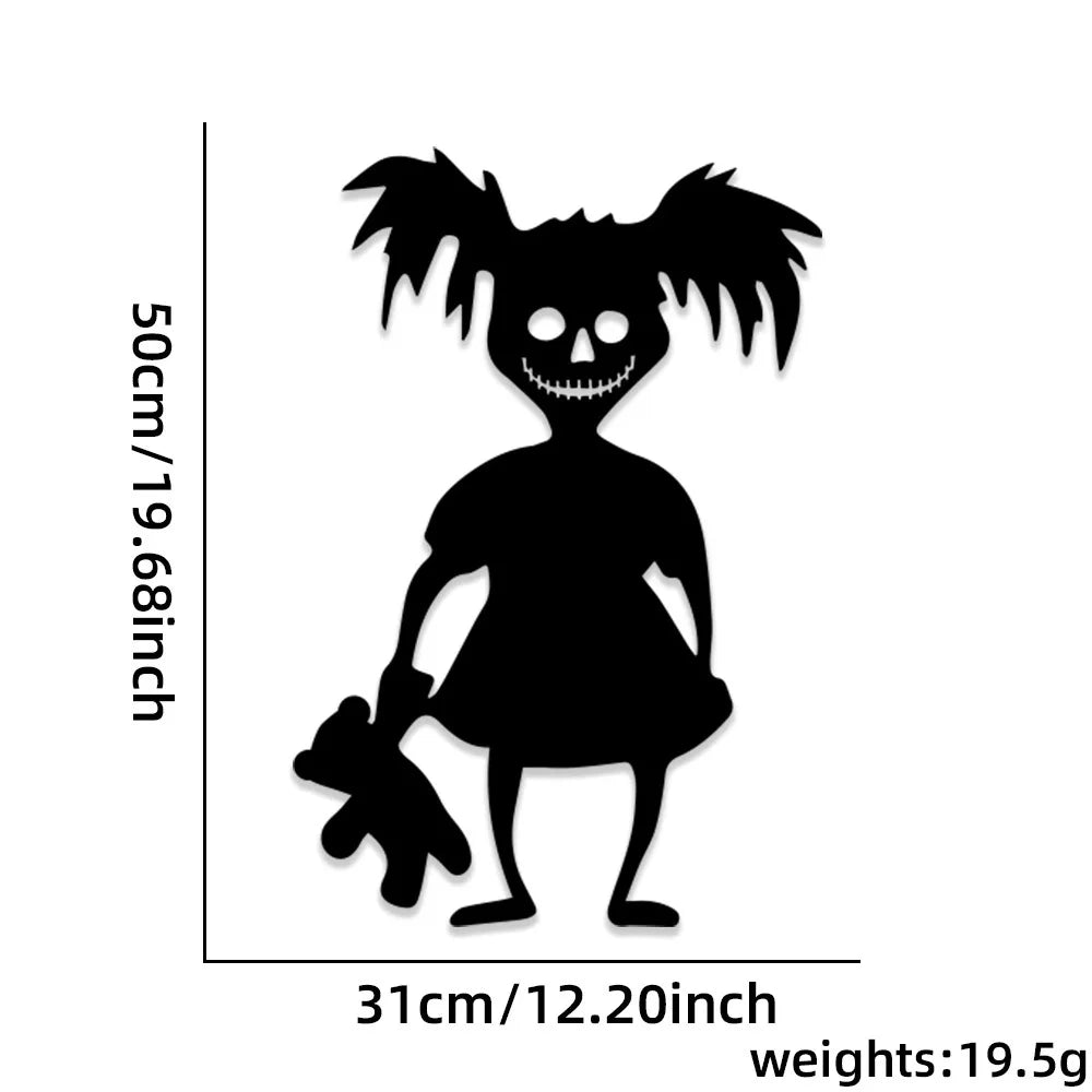 Pegatinas para puerta de habitación, decoración de Halloween, decoración de ventana, esqueleto, mano, calabaza, bricolaje, sombrero de bruja diablo, pegatinas para ventana de vidrio, fantasma