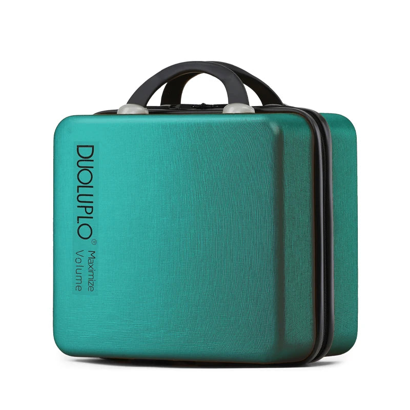 Maletas de viaje de cabina de 12/14/16 pulgadas, tamaño pequeño, estuches de maquillaje para mujer, maletín para hombre con cerradura TSA, equipaje de mano para caja de viaje