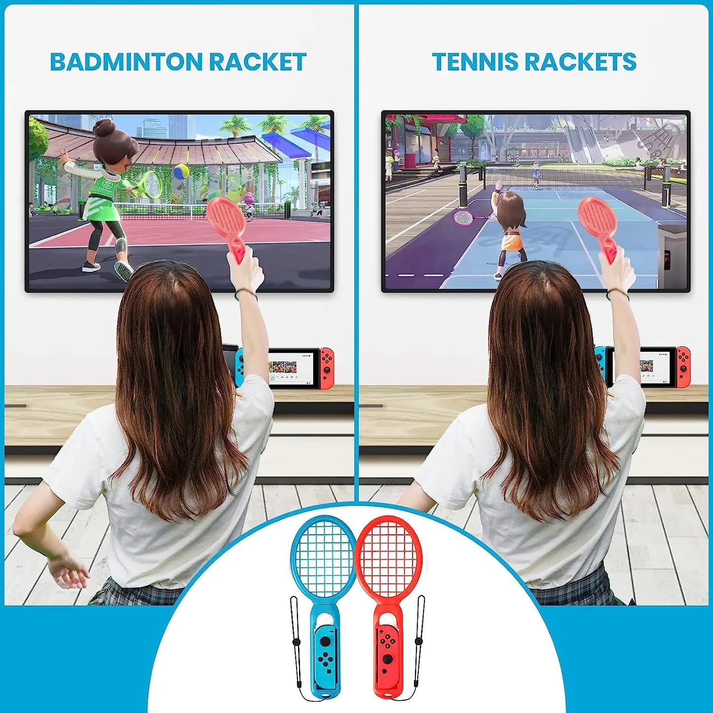 Paquete de accesorios deportivos 12 en 1 para Switch NS, compatible con juegos deportivos Switch/Switch OLED