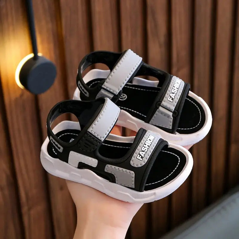 Sandalias de moda para niños, zapatos para bebés, suela suave, antideslizantes, para niños y niñas, zapatos de verano para playa de 2 a 10 años