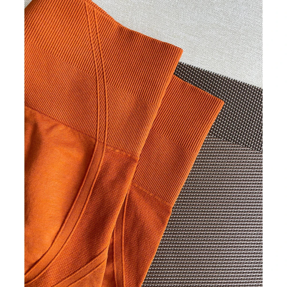 Pantalones deportivos ajustados sin costuras TKITK, leggings de gimnasio para mujer, pantalones de yoga suaves de cintura alta, ropa deportiva para fitness.