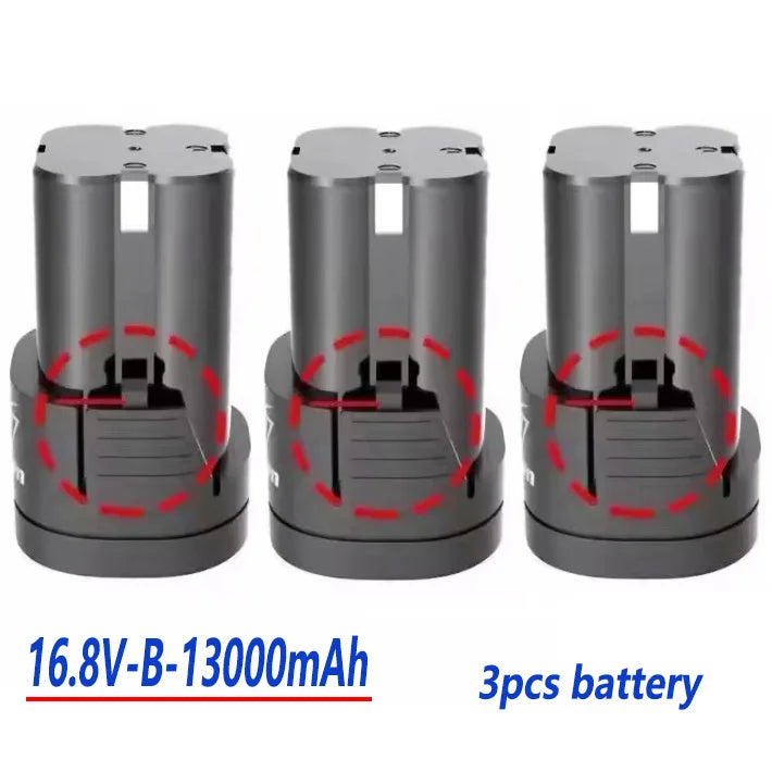 100%New16.8V.13000mAh.herramientas.electricas de.bateria,taladro recargable.para.destornillador.inalambrico.taladro electrico.