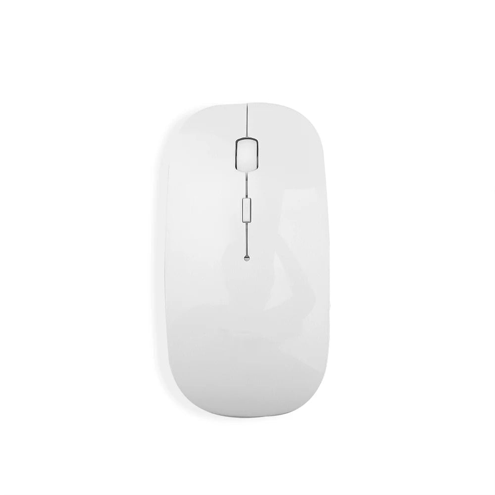 Ratón inalámbrico delgado de 2,4 GHz, ratón óptico de 1600 DPI para gamers de oficina, silencioso, diseño ergonómico, con receptor USB para PC y portátil.