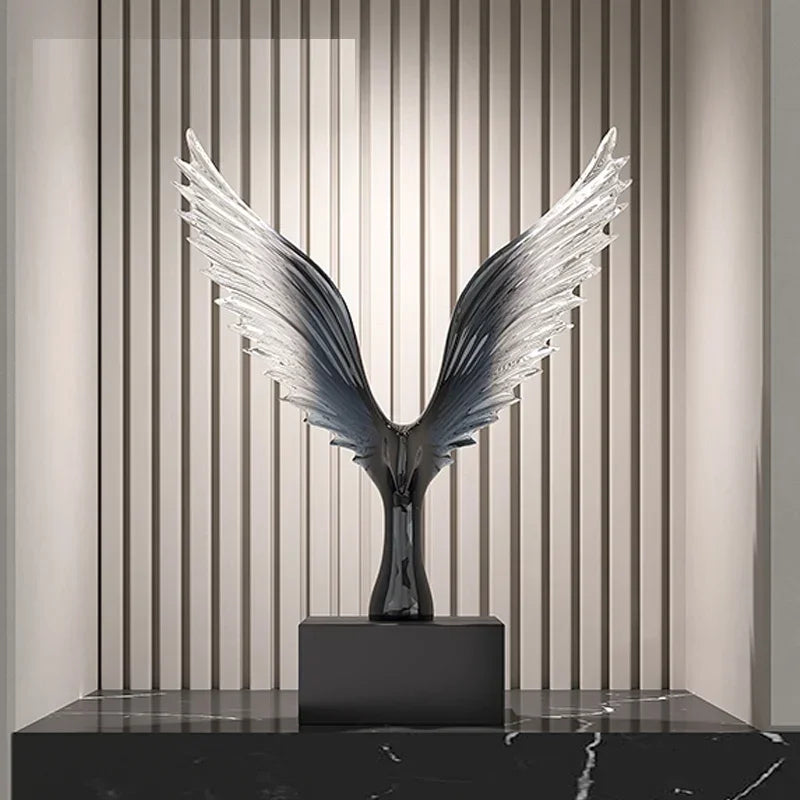 Esculturas decorativas creativas, adorno de lujo, decoración artística suave, moderna, minimalista, para sala de estar, oficina, gabinete de vinos.