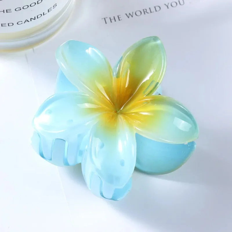 Conjunto de pulsera y collar de conchas multicolores tejidas a mano, joyería de cerámica suave estilo vacaciones en la playa con diseño de flor de huevo bohemia