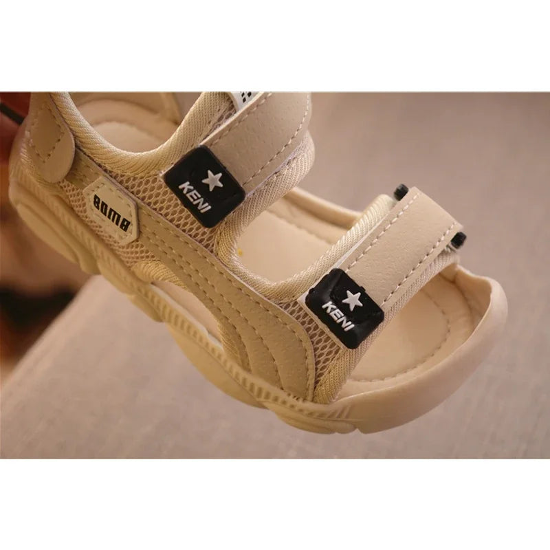 Sandalias descalzas de verano para niños, zapatos de playa de suela suave, protección antipatadas, sandalias funcionales para niños pequeños