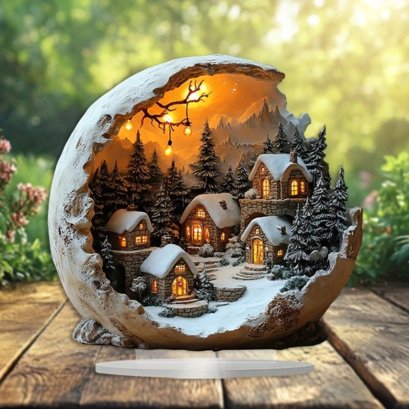1 pieza de decoración navideña, estilo bohemio, decoración de escritorio multifuncional para dormitorio, idea de regalo única.