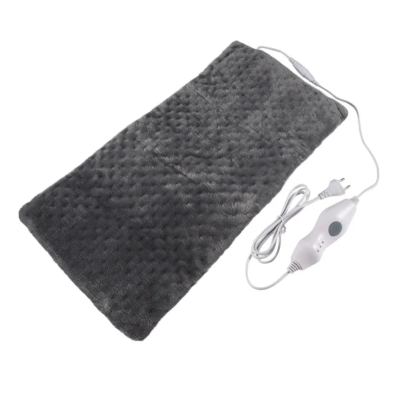 A01F - Almohadilla térmica eléctrica extragrande para aliviar el dolor de espalda y los calambres (30 x 60 cm) - Calor suave para terapia en seco y húmedo