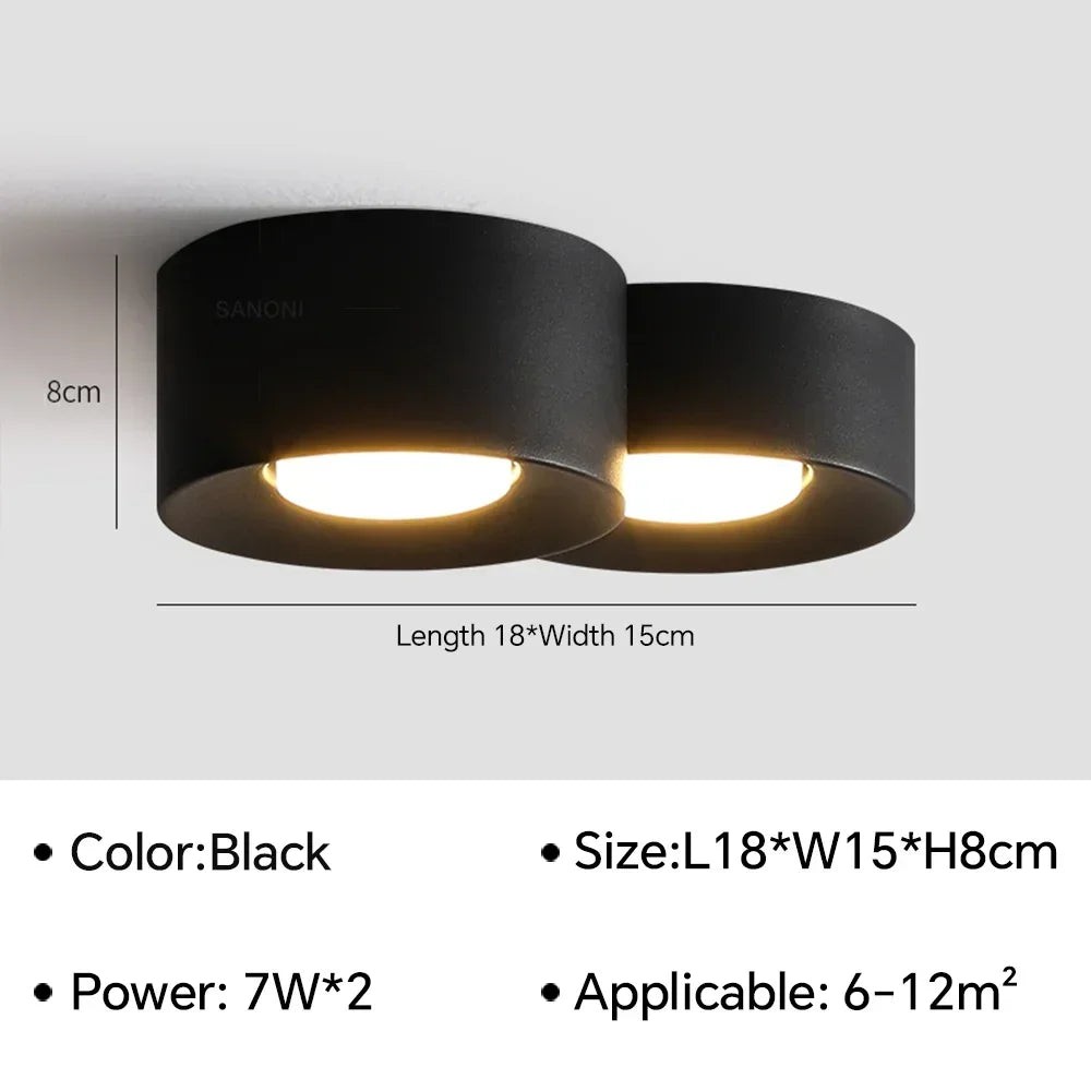 Lámparas LED de techo para sala de estar, dormitorio, pasillo, estilo moderno, estilo nórdico, minimalista, para decoración de interiores.