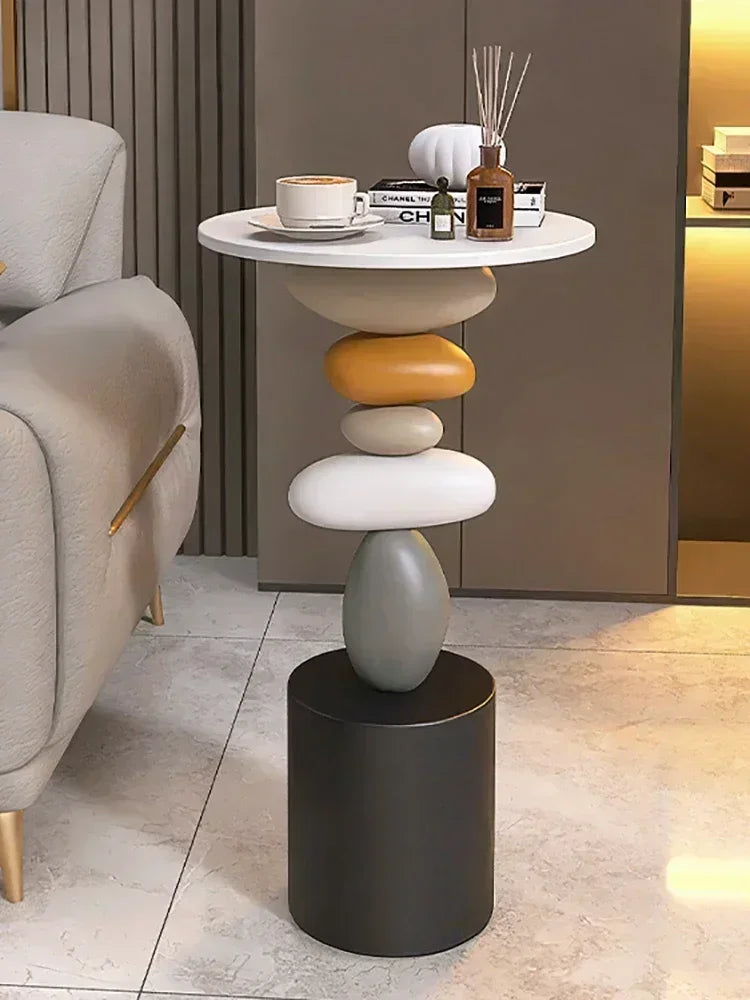 Decoración del hogar, arte creativo, estatua, mesa auxiliar, decoración de piso, estilo simple, sala de estar, adorno de piso grande, mesa de centro pequeña, mesa de té