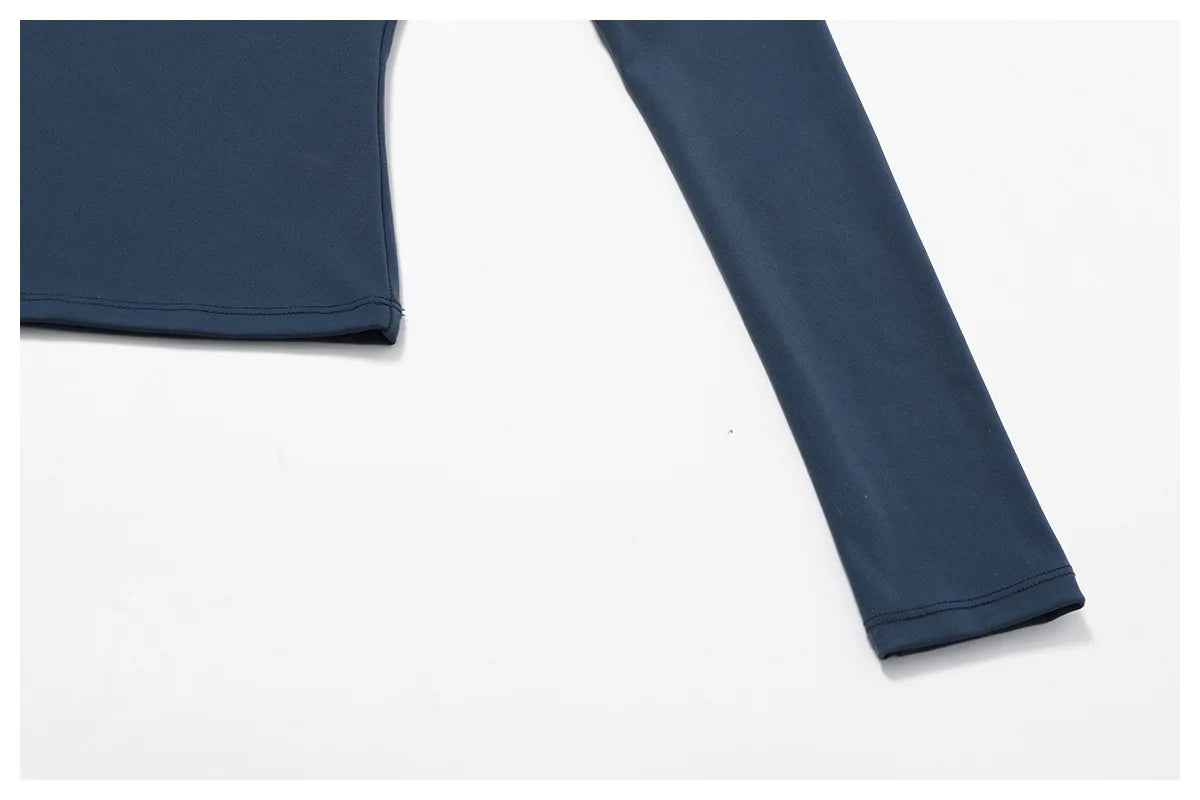 2PCS Seamless Yoga Set Women Workout Set Sportswear Gym Clothing Fitness Long Sleeve Crop Top High Waist Leggings Sports Suits