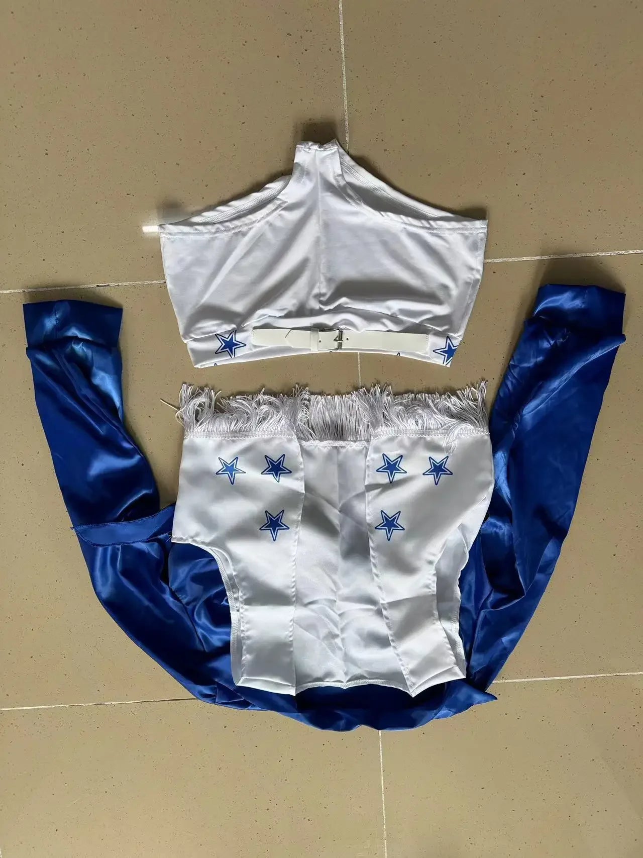 Sexy Football Babe Sports Meeting Dallas Cowboys Cheerleader Costume Fancy Dress Halloween Party Racing Cheerleader Cosplay 2025