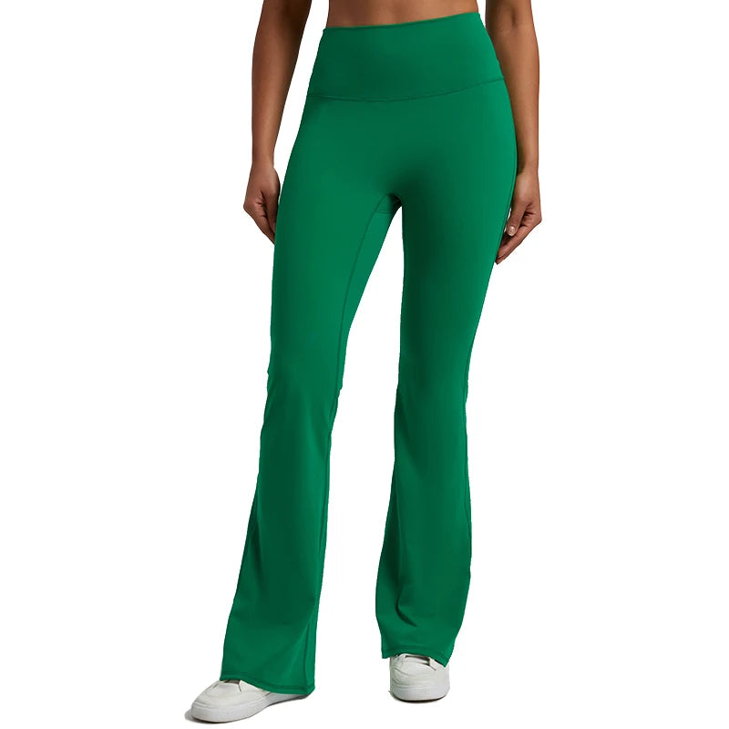 Buttery Soft High Waist Flare Leggings No Front Seam Workout Yoga Flared Pants Full Length Gym Sport Leggings Women Tights