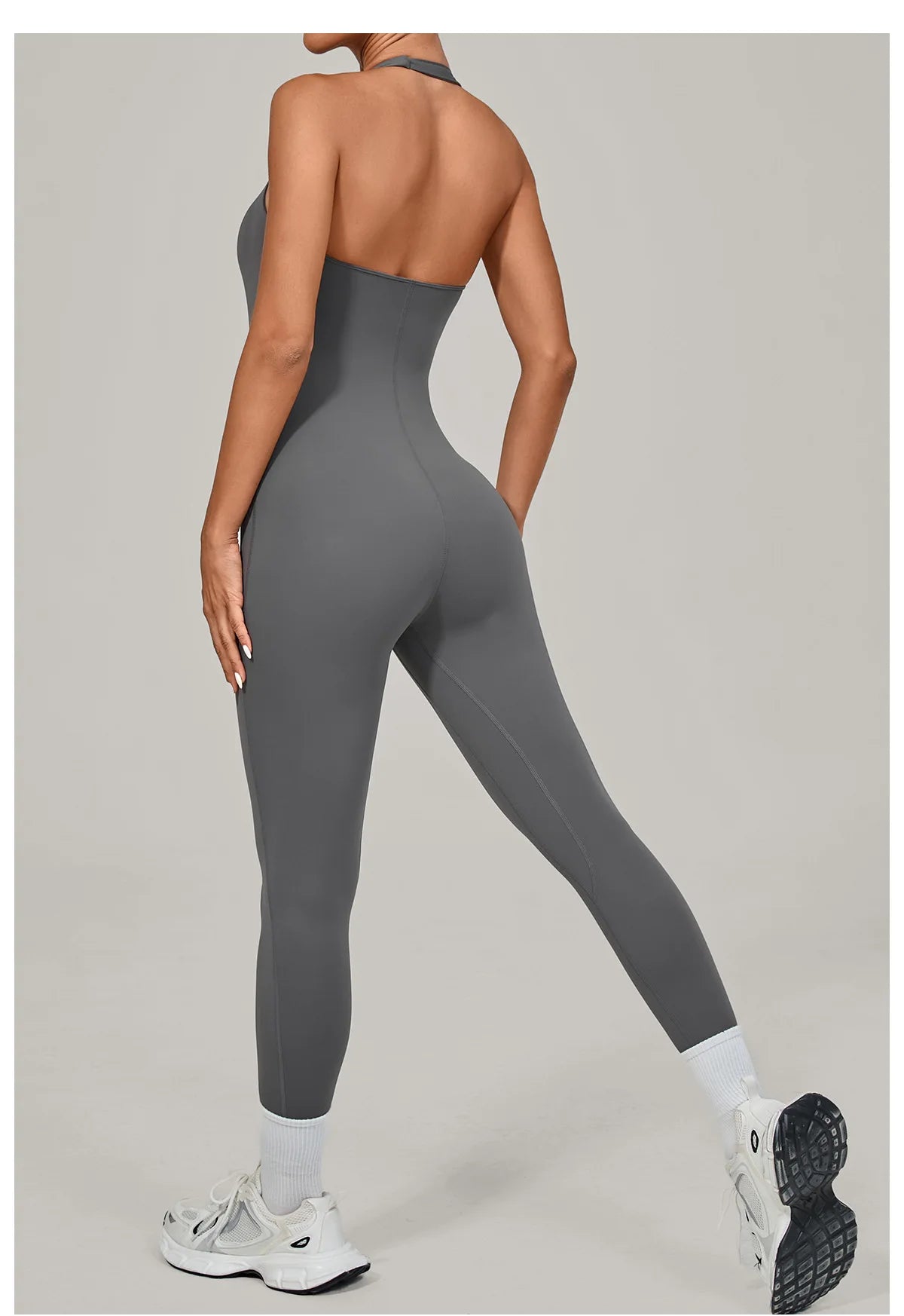 Nuevo Body de Yoga Sexy para Mujer, Mono Deportivo de una Pieza, Sin Mangas, Espalda Abierta, Conjunto de Yoga de Secado Rápido, Ropa Deportiva para Entrenamiento y Yoga.