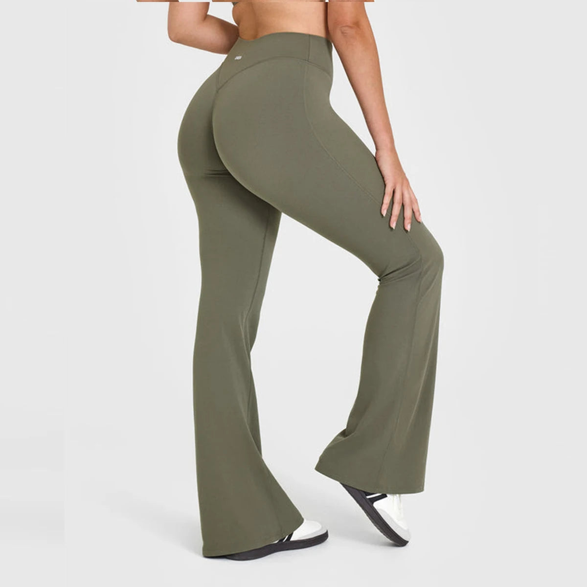Active Wide Legging High Waist Sporty leggings woman Sports Long Pants Seamless Scrunch Hip-lifting Wide-leg pants