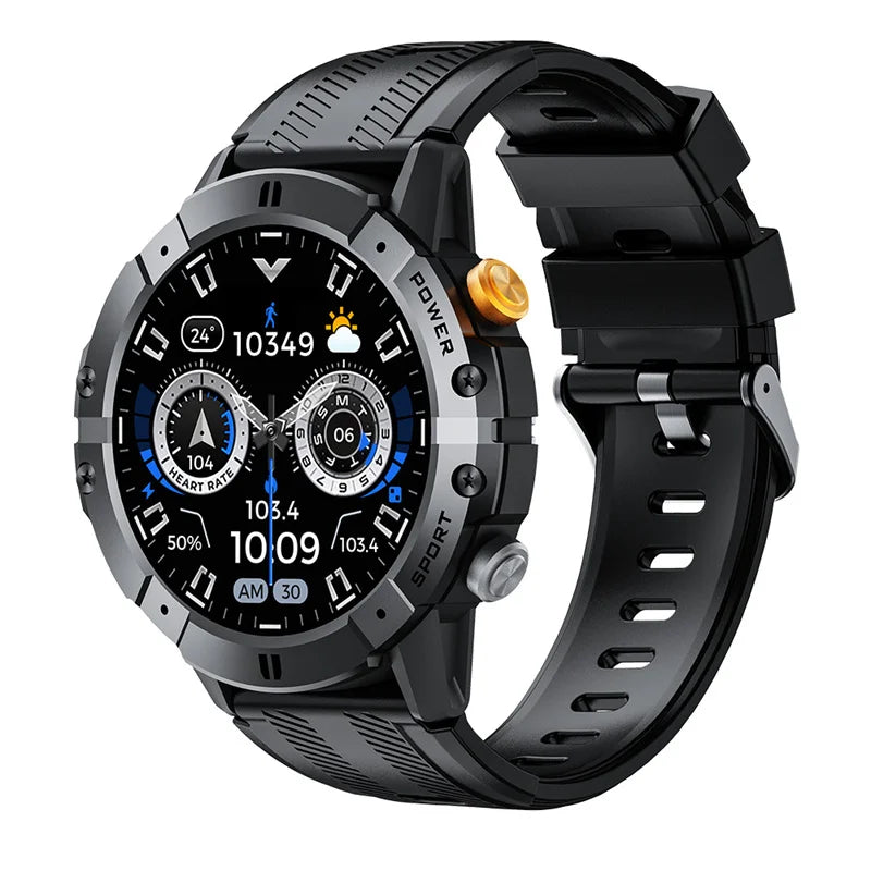 Reloj inteligente C29 para hombre, resistente, deportivo, para exteriores, con Bluetooth, llamadas, pantalla de 1,52 pulgadas, monitor de actividad física, frecuencia cardíaca, monitor de salud