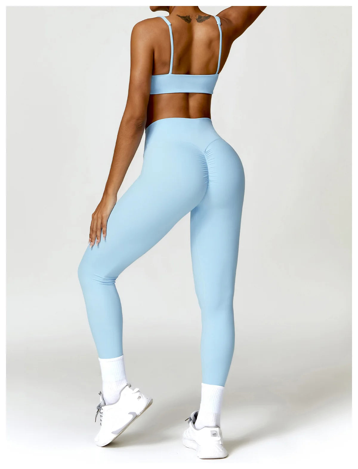 Conjunto deportivo de 2 piezas para mujer, de secado rápido, para gimnasio, chándal para correr, entrenamiento, camiseta deportiva de manga larga, ropa de yoga