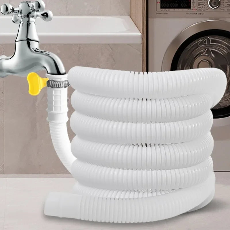 Mangueras de drenaje para lavadora de 0,5/1/2/3 m, tubo de plástico flexible, extensión de grifo, mangueras de plomería, mangueras de drenaje para aire acondicionado