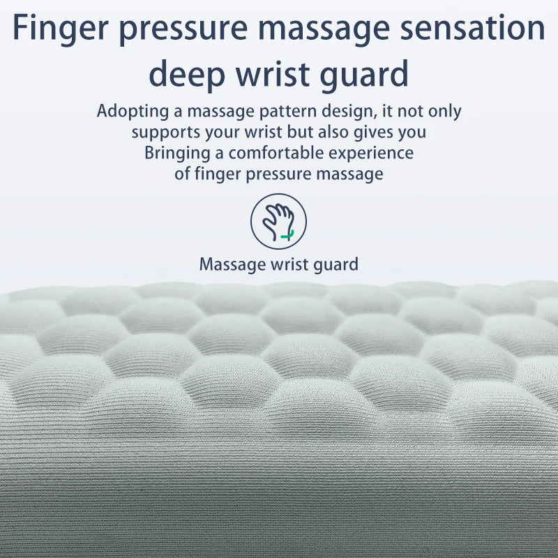 Reposamuñecas ergonómico para teclado y ratón, para oficina, para proteger y relajar la muñeca, con espuma viscoelástica, para ordenador y portátil