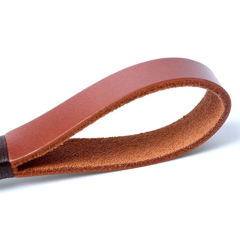 Llavero de coche para hombre, sencillo, de piel de vaca, con mosquetón, gancho de escalada, llavero, anillos, regalo, llavero interior de coche, bolsa.